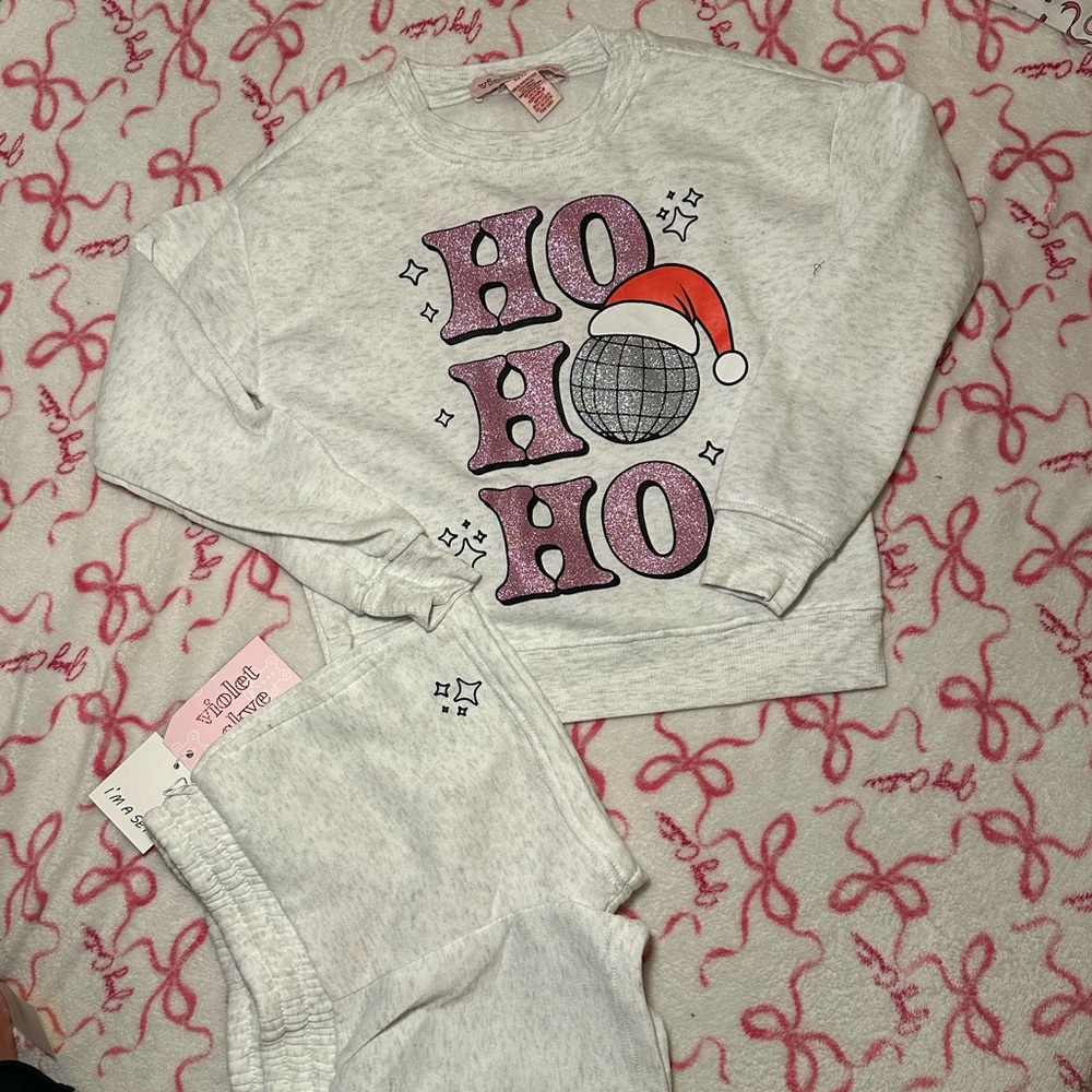 NWT Hohoho kids Christmas sweater with shorts